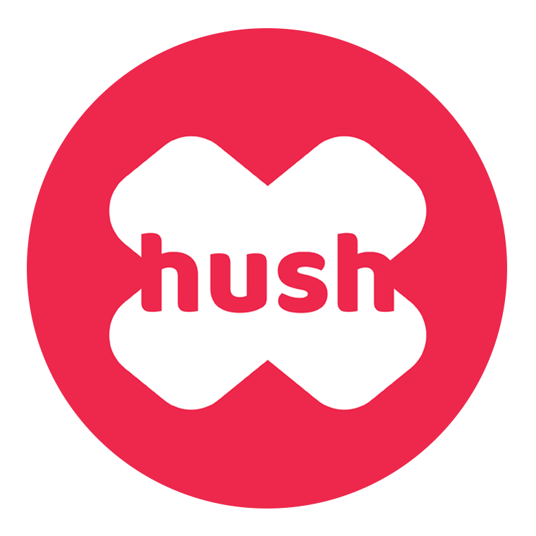 Hush Sticker - salas de ensayos