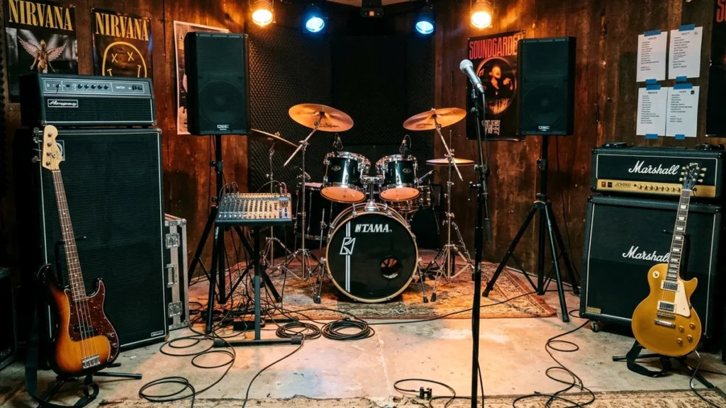 Horarios y disponibilidad en salas de ensayo musicales