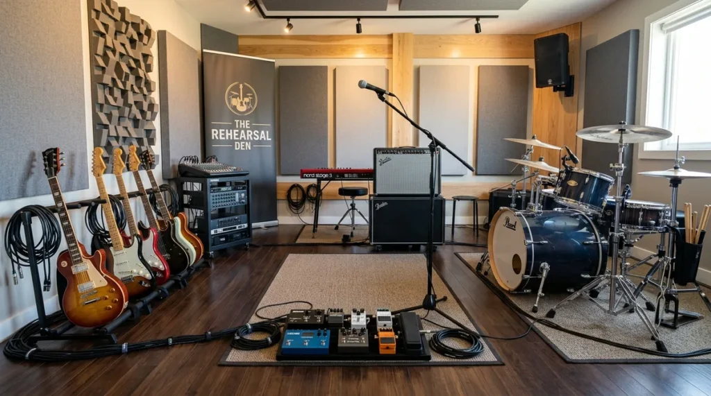 Consejos para organizar espacio de ensayo